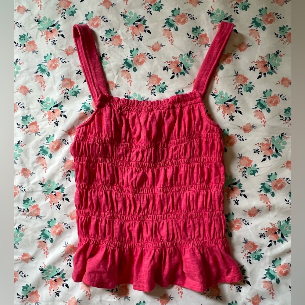 Pink Dress Tank Top